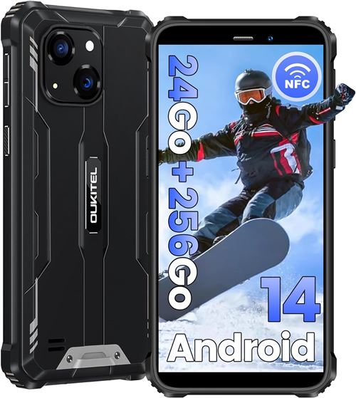 4G SmartPhone OUKITEL WP32 Pro 6 6Go 256Go Dual SIM-Noir