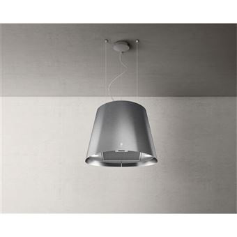 Elica Juno IX/F/50 - Hotte - hotte îlot - largeur : 49.2 cm - profondeur : 49.2 cm - evacuation & recyclage - acier inoxydable