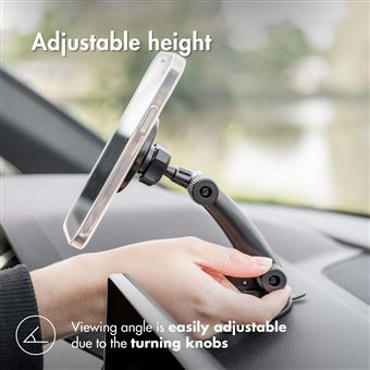 Support de téléphone portable Aimant de voiture, Support de téléphone  portable magnétique Tableau de bord de voiture Pare-brise, avec Adjustab