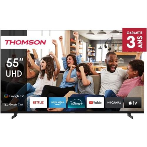 Television TV THOMSON 55UG4S14 TV LED 55 139 cm 4K UHD 3840 2160 HDR 10 Google TV 2