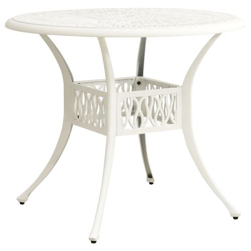 Vidaxl Blanc Table De Jardin - Image 2