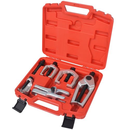 Non Communiqué Vidaxl Jeu D'outils De Réparation De L'extrémité Avant 5 Pcs Extracteur De Joint À Rotule Entretien Des Bras Et Tirants Voiture Véhicule