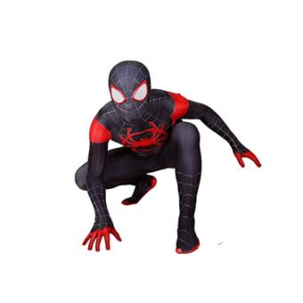 HVIERO Deguisement Spider Enfant 3-12 Ans Costume Spider Enfant Ave Gant Lanceur Spider Costume Cosplay Halloween Carnaval M Am