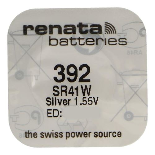 RENATA Pile bouton Silver Oxyde 392 / SR41W 0% mercure