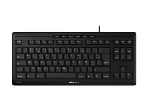 CHERRY STREAM KEYBOARD TKL - Clavier - USB - AZERTY - Français - commutateur : CHERRY SX - noir