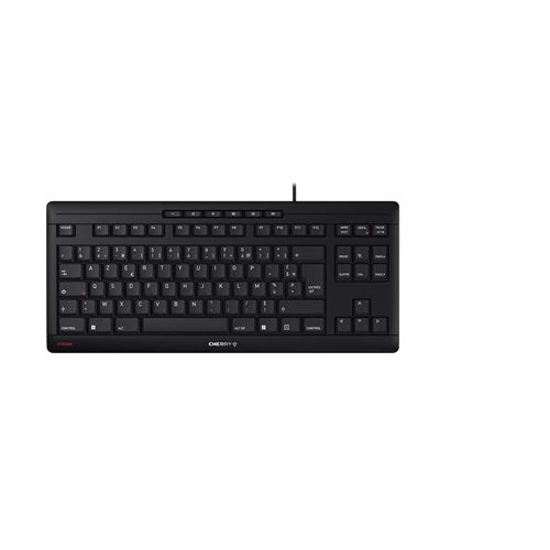 CHERRY STREAM KEYBOARD TKL Clavier compact sans pavé numérique 88+6 touches USB noir - Image 3