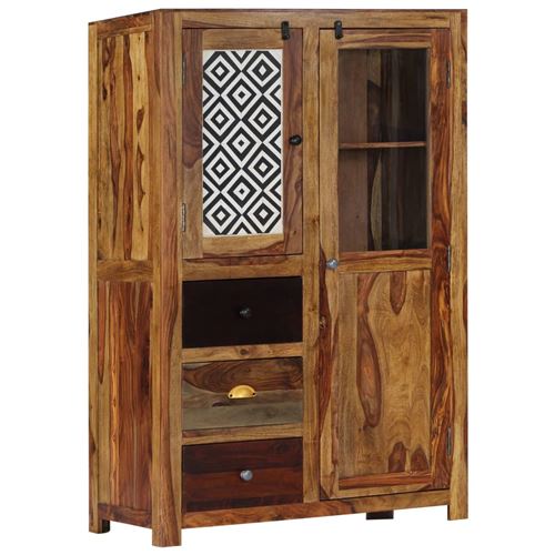 vidaXL Buffet 95 x 48 x 150 cm Bois de Sesham massif