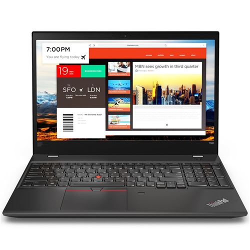 Pc Portable Lenovo Ordinateur Portable - Thinkpad T580 I7-8550U 16Go 256Go Ssd 15'' W11 Pro