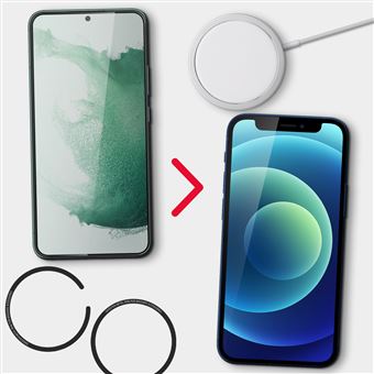 Lot De 6 Anneaux Magnétiques Autocollants - Pour Téléphone, Compatible MagSafe Et Accessoires Magnétiques