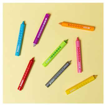 Set de crayons pour le bain - Visages rigolos - La fabrique Phildar