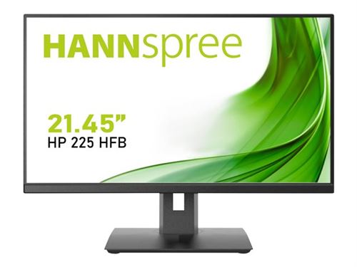 Hannspree HP225HFB - LED-monitor - 21.45 - 1920 x 1080 Full HD (1080p) @ 60 Hz - VA - 300 cd/m² - 3000:1 - 5 ms - HDMI, VGA - luidsprekers