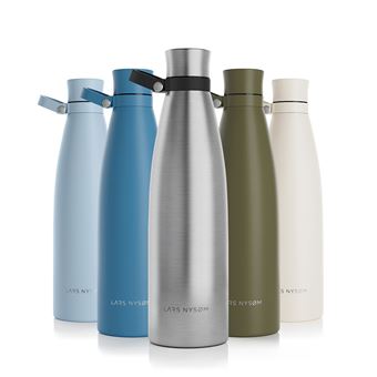 LARS NYSOM Nade Gourde isotherme en acier inoxydable 1000ml Acier inoxydable - 1