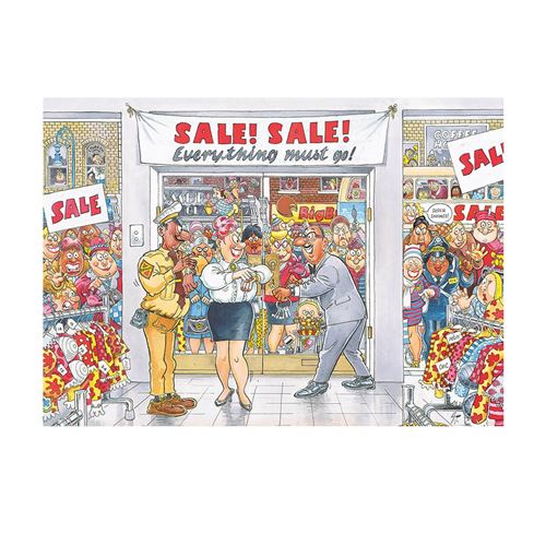 Puzzle 1000 Pièces : Wasgij Retro Mystery 7 : Déstockage !
