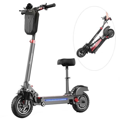 ENGWE S6 Scooter électrique 10 pouces Pneus tout-terrain 45Km/h Vitesse 48V  18AH Batterie 500W Moteur avec siège