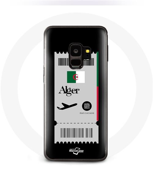 Coque pour samsung galaxy S9 plus Billet d'avion Alger Maniacase