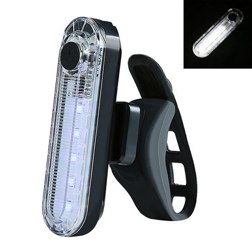 Eclairage Velo LED FONGWAN Lampe Lumiere Arrière Velo Etanche pour le Cyclisme sur Route VTT - Blanc