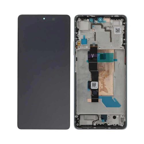 Ecran Lcd Et Vitre Tactile Avec Châssis Blanc Pour Xiaomi Poco F5 5G (Original Pulled)