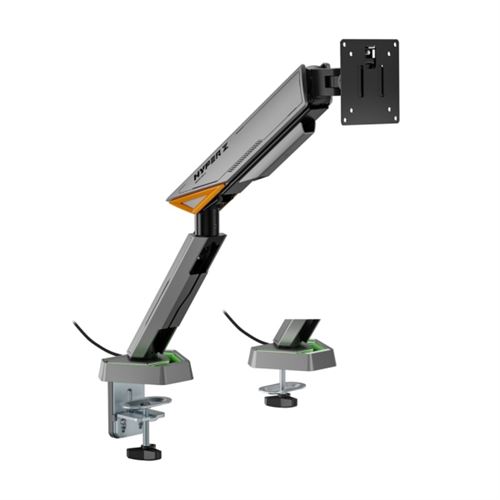 Non Communiqué Noir Support De Table Pivotant Et Inclinable À Contrepoids Pour Moniteur-Tv Aisens Rgb Gaming 16 Kg - 3 Pivots - 1 Bras - 17-49
