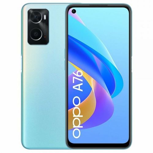 Smartphone A76 6,5 Octa Core 4 Gb Ram 128 Gb Oppo Bleu