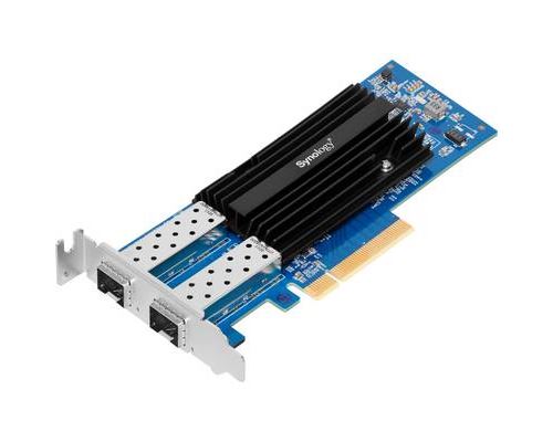 Synology E10G21-F2 Carte réseau 10 Gbit/s PCIe 3.0 x8, LAN (10/100/1000/10000 Mo/s)