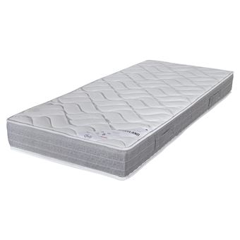 Matelas Maryland 90x190 - Mousse - Hauteur 20 cm - Soutien 3 zones confort