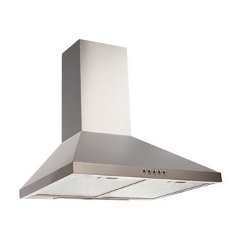 Airlux AHP675IX - Hotte - hotte décorative - largeur : 60 cm - profondeur : 50 cm - evacuation & recyclage - acier inoxydable