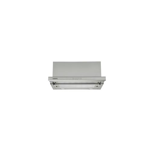 Oceanic OCEAHT60IX - Hotte - Téléscopique - largeur : 60 cm - profondeur : 28 cm - recyclage - avec moteur interne - argent