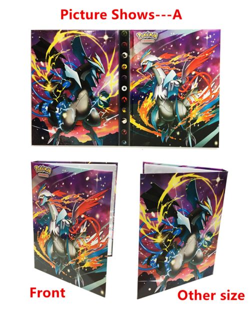 Cahier range-cartes Album Livre Liste collection pour 160 cartes jeux de société pokémon pokemon jouets modèle A