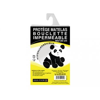 Protege Matelas Impermeable Bebe 60x1 Cm Bouclette Achat Prix Fnac