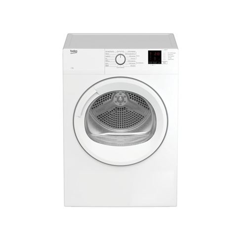 Beko Up Da8013Pa - Sèche-Linge - Largeur : 59.7 Cm - Profondeur : 58.4 Cm - Hauteur : 85.6 Cm - Chargement Frontal - Blanc