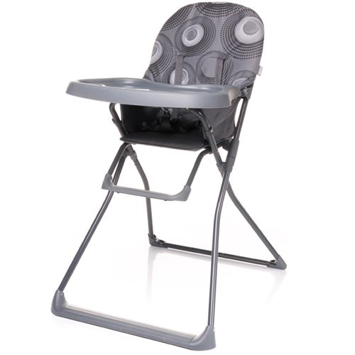Chaise haute, pratique et légère HOWER | max. 15 kg | gris