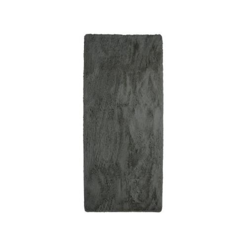 NEO YOGA Tapis de salon ou chambre - Microfibre extra doux - 80 x 180 cm - Gris foncé