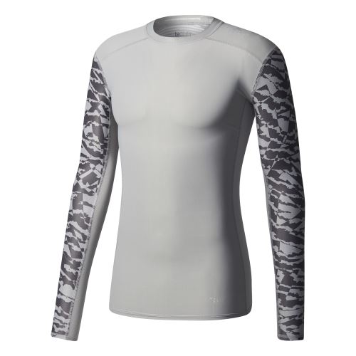 T-shirt de compression adidas Techfit Chill Print L Gris