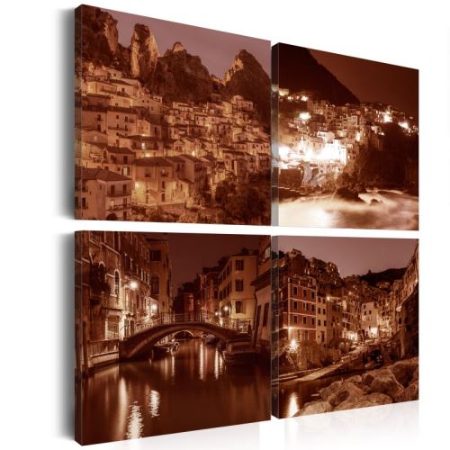 Tableau - Italian Towns (Sepia) .Taille : 40x40