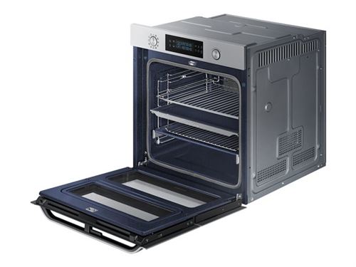 Samsung NV75N5641RS - Four - intégrable - niche - largeur : 56 cm - profondeur : 55 cm - hauteur : 59 cm - avec système auto-nettoyant - classe A+ - acier inoxydable