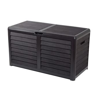 Coffre de rangement Baya - 420 L - Gris foncé - Eda - 1
