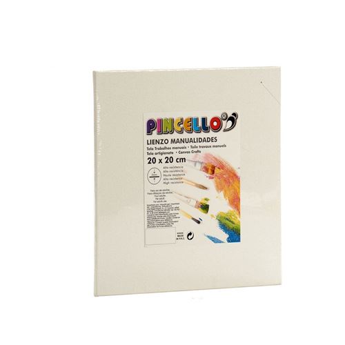toile pincello blanc 20 x 30 cm