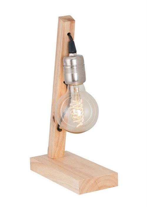 48 60 Sur Lampe De Chevet En Bois Chene Luminaire Design Pour