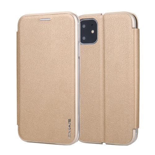 Etui en PU avec porte-carte or pour votre Apple iPhone XR (2019) 6.1 pouces