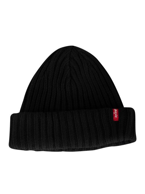 Levi's Pour des hommes Bonnet C?telé, NoirOne Size