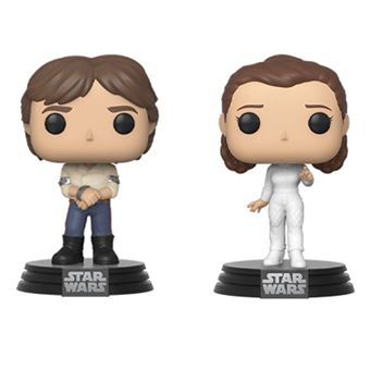 POP pack 2Figurine Star Wars Han & Leia