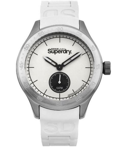 Superdry Montre Homme SYG212W Blanc