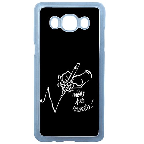 Coque Black Crayon Compatible Galaxy J7 2016 Transparent