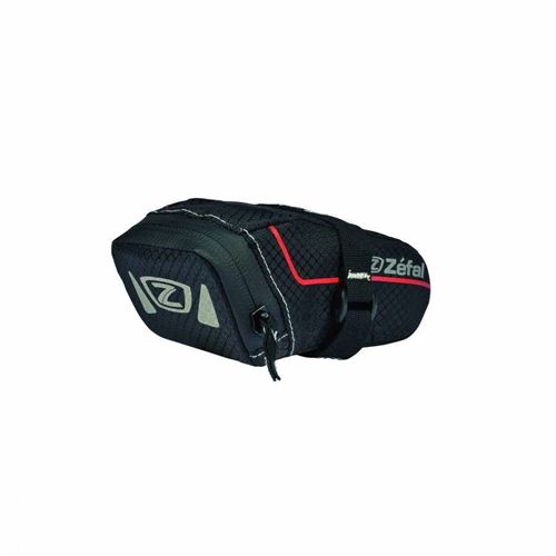 Sacoche de selle velo zefal zlight pack xs 0,3l noir-gris fixation velcro
