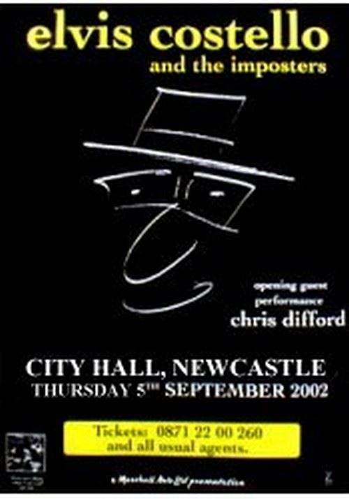 Elvis COSTELLO - 50x70 cm - AFFICHE / POSTER