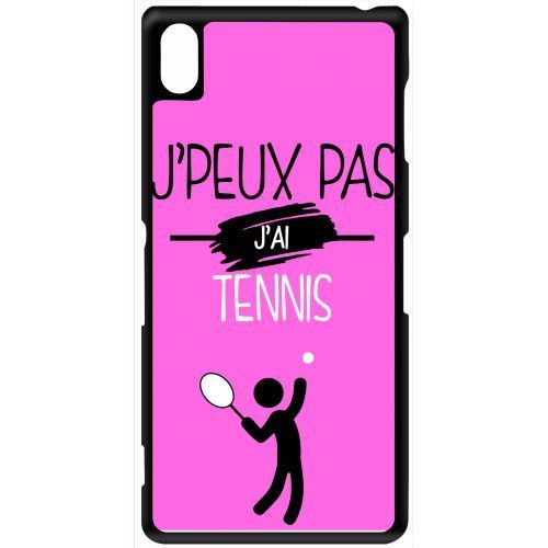 Coque sony xperia z3 j peux pas j ai tennis 9