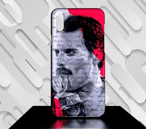 Coque compatible pour Samsung Galaxy A10 - QUEEN - FREDDIE MERCURY - Réf 09