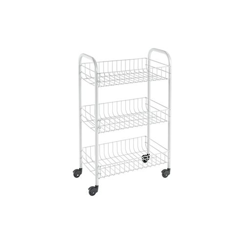 Metaltex Blanc Chariot Multi-Usages (41 X 23 X 63 Cm) - Image 3