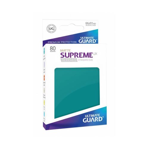 Ultimate Guard - 80 pochettes Supreme UX Sleeves taille standard Bleu Pétrole Mat