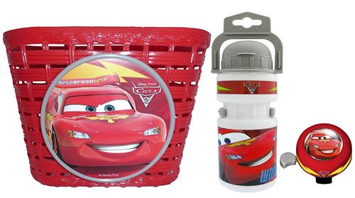 Disney ensemble d'accessoires Cars rouge 3 pièces